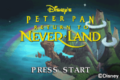Peter Pan - Return to Neverland: Title
